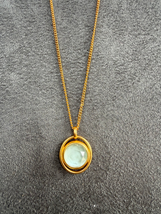JULIE VOS Gold Gem Necklace