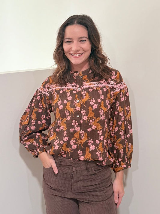 IVY JANE - “Horsing Around” Blouse