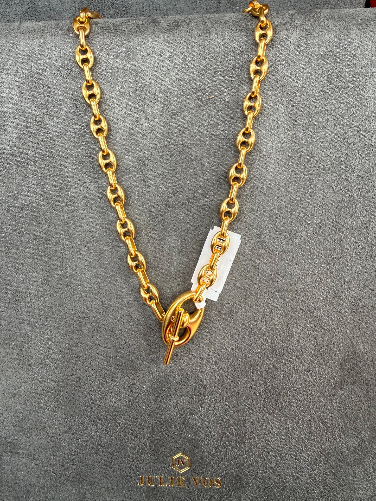 JULIE VOS Gold Link Necklace