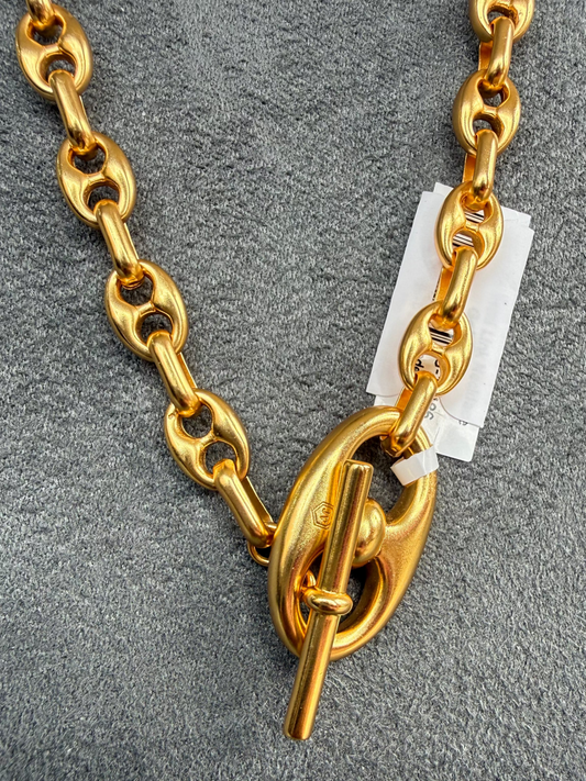 JULIE VOS Gold Link Necklace