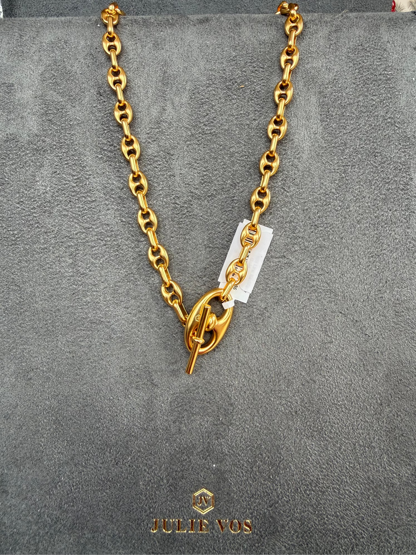 JULIE VOS Gold Link Necklace