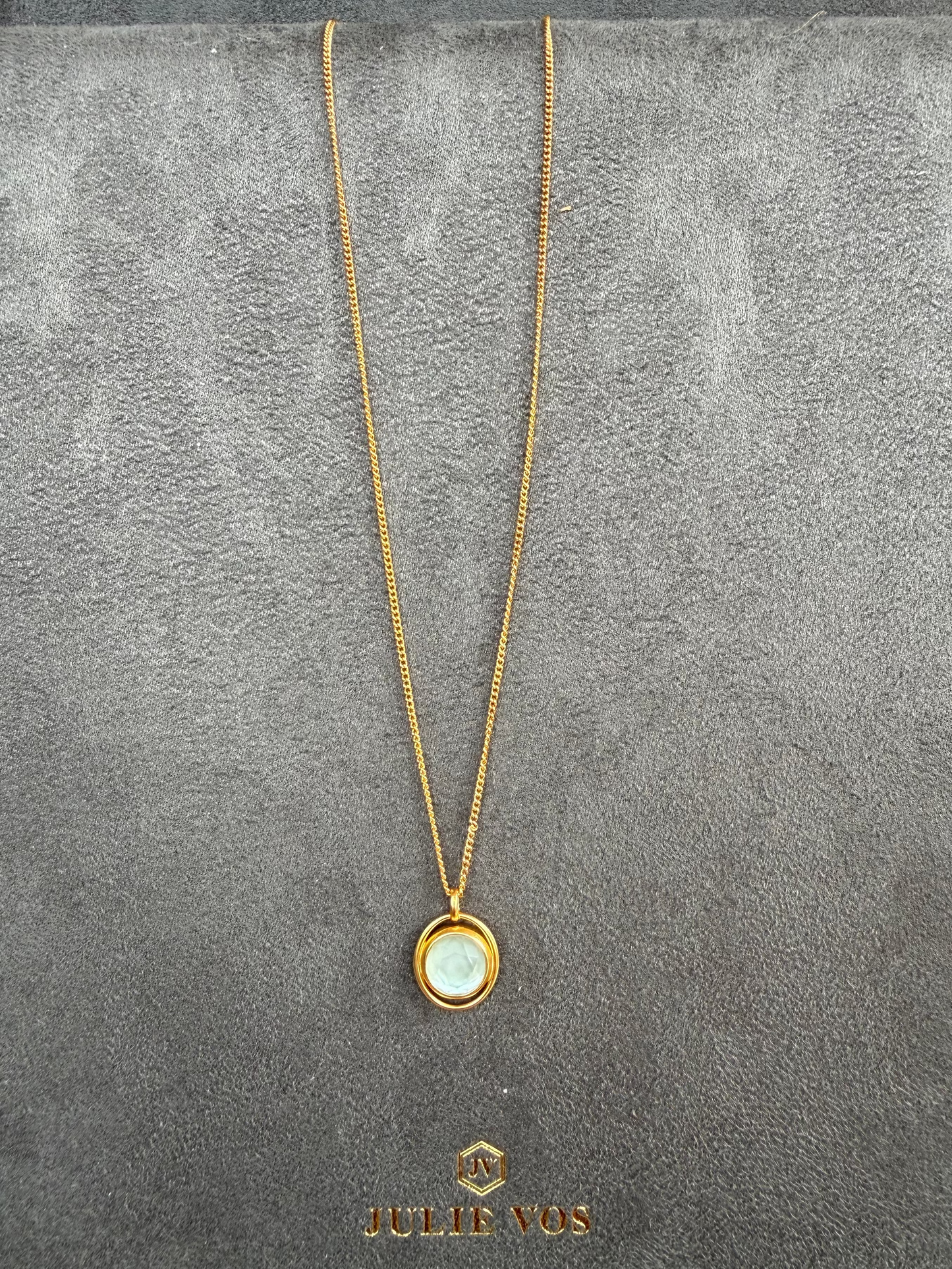 JULIE VOS Gold Gem Necklace