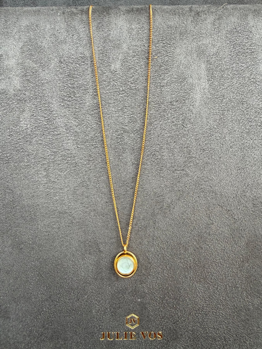JULIE VOS Gold Gem Necklace