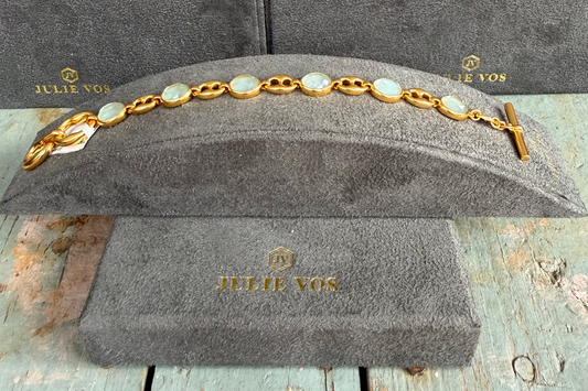 JULIE VOS Gold Gem Bracelet