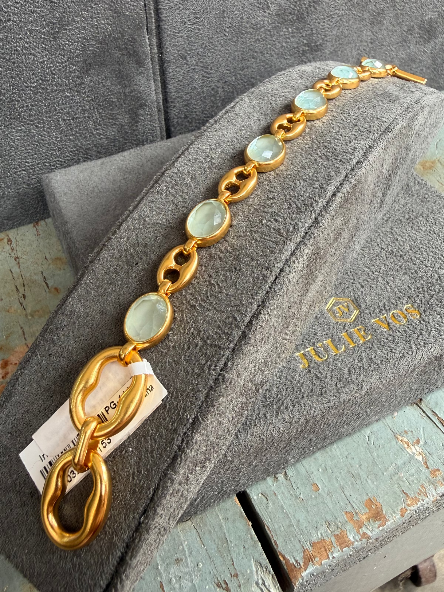 JULIE VOS Gold Gem Bracelet
