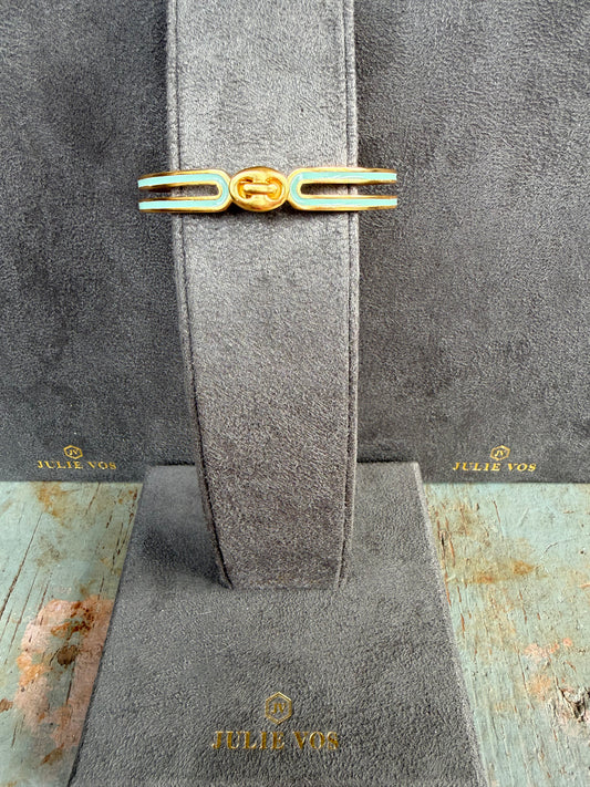 JULIE VOS Ocean Blue Clasp Bracelet