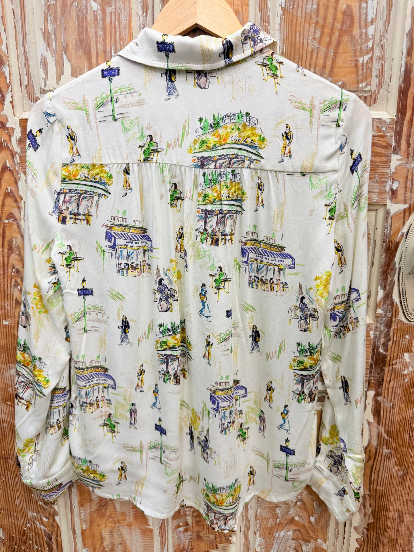 RENUAR Italy City Scene Button Down